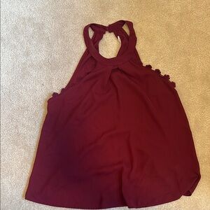 Elegant Burgundy Camisole Top